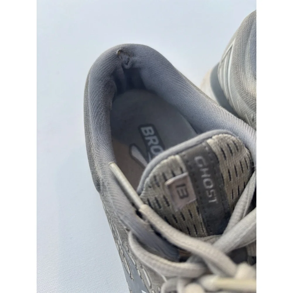 Size 8 - Brooks Ghost 13 Gray -‎ 120338-1B-051